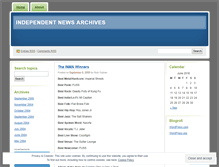 Tablet Screenshot of inarchives.wordpress.com