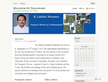 Tablet Screenshot of kannalakshminarayana.wordpress.com