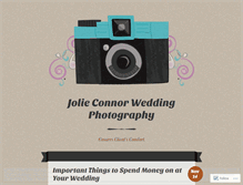 Tablet Screenshot of jolieconnorphotography.wordpress.com