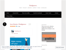 Tablet Screenshot of fatalgroove.wordpress.com