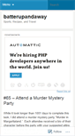 Mobile Screenshot of batterupandaway.wordpress.com