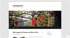 Desktop Screenshot of allindiapacker.wordpress.com