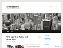 Tablet Screenshot of allindiapacker.wordpress.com
