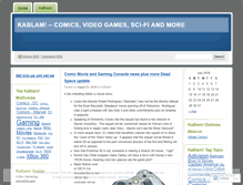 Tablet Screenshot of kablamcomix.wordpress.com