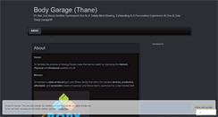 Desktop Screenshot of bodygarage.wordpress.com