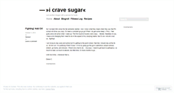 Desktop Screenshot of icravesugar.wordpress.com