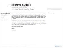 Tablet Screenshot of icravesugar.wordpress.com