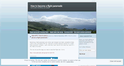 Desktop Screenshot of howtobeaflightmedic.wordpress.com