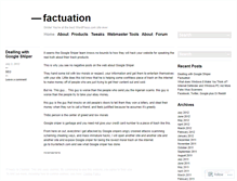 Tablet Screenshot of factuation.wordpress.com