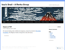 Tablet Screenshot of issassnail.wordpress.com