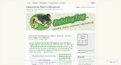 Desktop Screenshot of frolickingfrog.wordpress.com