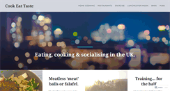 Desktop Screenshot of cookeattaste.wordpress.com