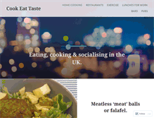 Tablet Screenshot of cookeattaste.wordpress.com