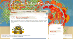 Desktop Screenshot of madisonclarke.wordpress.com