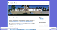 Desktop Screenshot of iberiaathome.wordpress.com