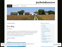 Tablet Screenshot of joybrinkmeyer.wordpress.com