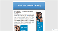Desktop Screenshot of danieljacobradcliffe.wordpress.com