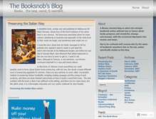 Tablet Screenshot of booksnob.wordpress.com
