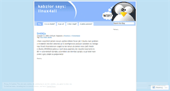 Desktop Screenshot of kabzior.wordpress.com