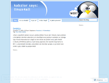 Tablet Screenshot of kabzior.wordpress.com