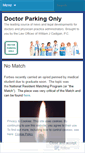 Mobile Screenshot of doctorparkingonly.wordpress.com