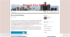 Desktop Screenshot of mydetroitfiremen.wordpress.com