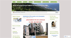 Desktop Screenshot of buscoyvendoapartamentos.wordpress.com