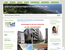 Tablet Screenshot of buscoyvendoapartamentos.wordpress.com