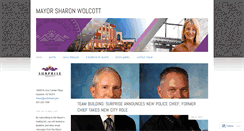 Desktop Screenshot of mayorsharonwolcott.wordpress.com