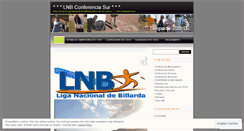 Desktop Screenshot of lnbsur.wordpress.com
