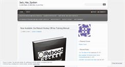 Desktop Screenshot of jackhasspoken.wordpress.com