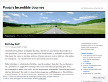 Tablet Screenshot of littlepooja.wordpress.com