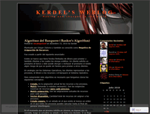 Tablet Screenshot of kerdel.wordpress.com