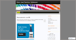 Desktop Screenshot of deiviram.wordpress.com