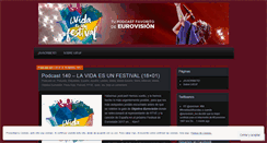 Desktop Screenshot of lavidaesunfestival.wordpress.com