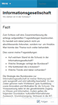 Mobile Screenshot of informationsgesellschaftschweiz.wordpress.com