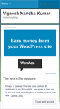 Mobile Screenshot of krvignesh.wordpress.com