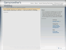 Tablet Screenshot of garrycrowther.wordpress.com