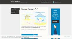 Desktop Screenshot of hiduplebihmulia.wordpress.com