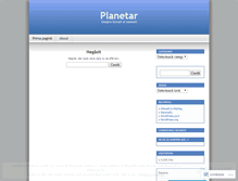 Tablet Screenshot of planettoday.wordpress.com