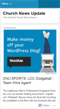 Mobile Screenshot of churchnewsupdate.wordpress.com