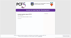 Desktop Screenshot of pcf5.wordpress.com