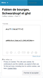 Mobile Screenshot of fabiendebourges.wordpress.com