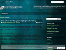 Tablet Screenshot of heavymetaljewelry.wordpress.com