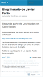 Mobile Screenshot of javierfarto.wordpress.com