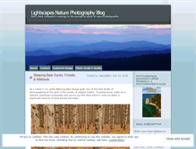 Tablet Screenshot of lightscapesphotography.wordpress.com