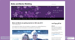 Desktop Screenshot of bobsandbecks.wordpress.com