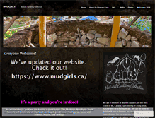 Tablet Screenshot of mudgirls.wordpress.com