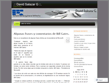 Tablet Screenshot of davidsalazar.wordpress.com