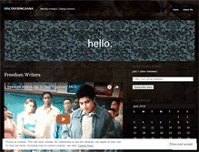 Tablet Screenshot of discoveringdana.wordpress.com